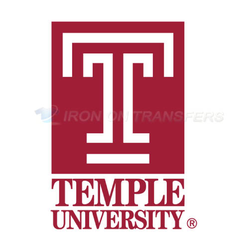 Temple Owls Logo T-shirts Iron On Transfers N6439 - Click Image to Close